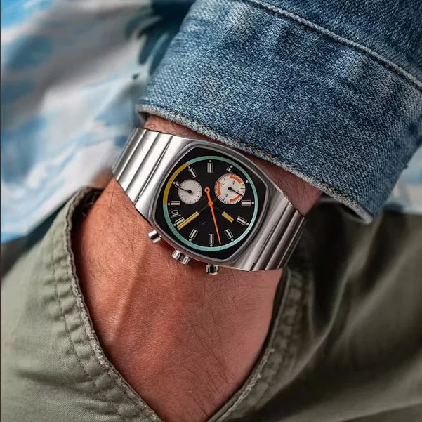CILOA 2025 New Men's Premium Stainless Steel Quartz Watch - Business & Casual Style, Waterproof