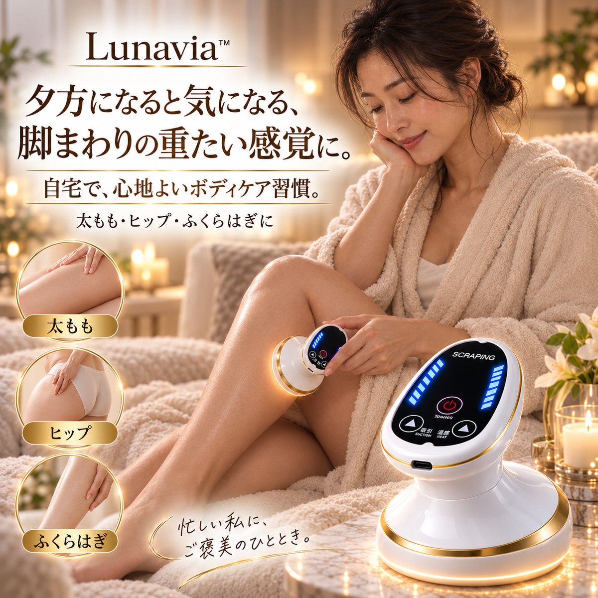 Lunavia™ 🌙 セルライトケア・むくみ解消・自宅で本格ケア